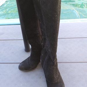 Boots, Women's boots, Suede boots, Black boots